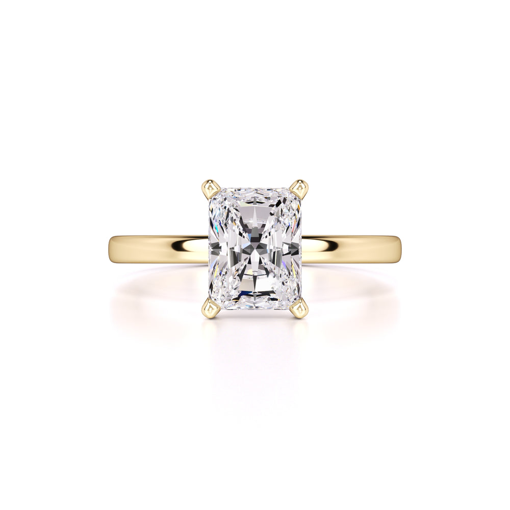 Roxanne Moissanite Ring | Yellow Gold | 1