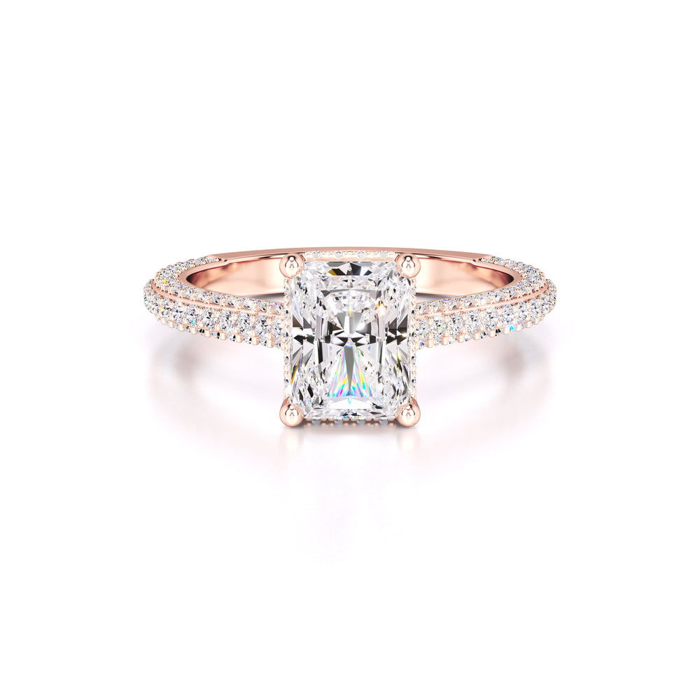 Elena Lab Grown Diamond Ring | Rose Gold | 1