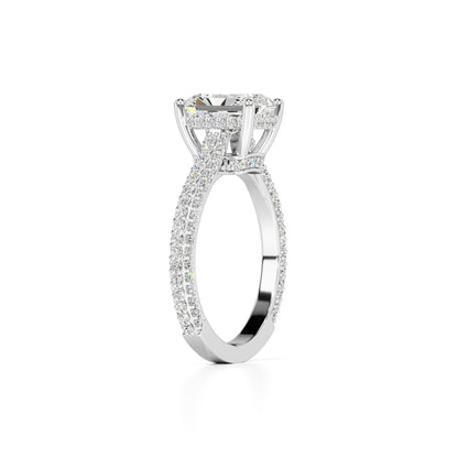 Elena Lab Grown Diamond Ring | White Gold | 3