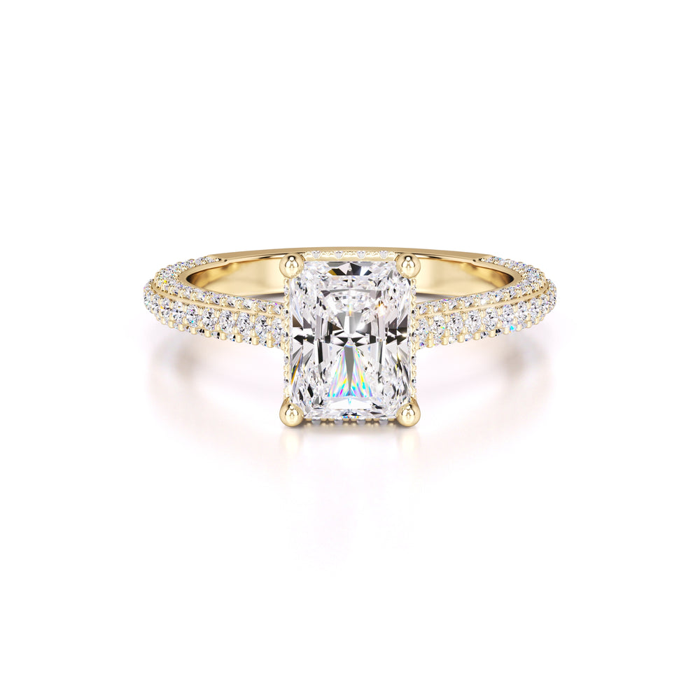 Elena Lab Grown Diamond Ring | Yellow Gold | 1
