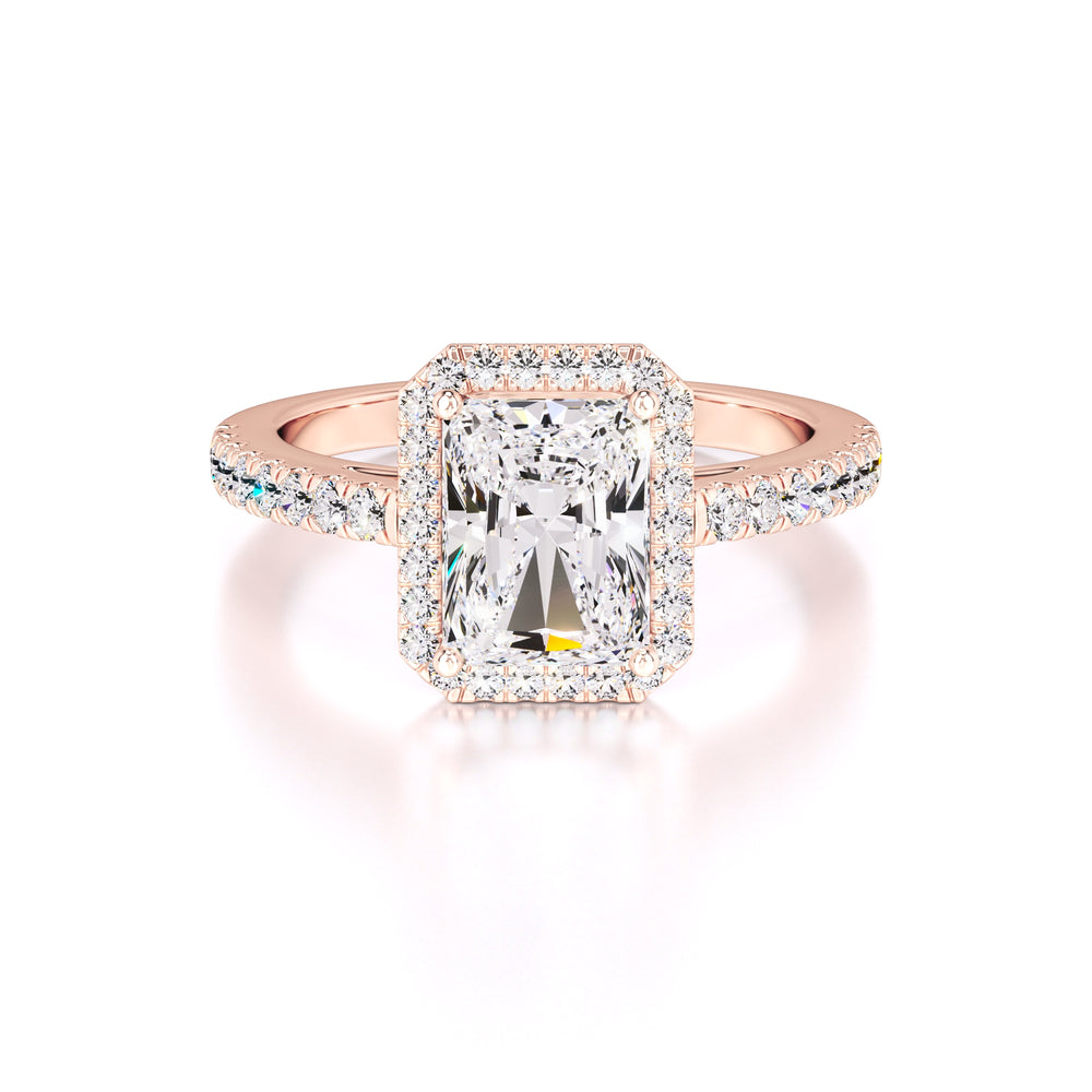 Talia Lab Grown Diamond Ring | Rose Gold | 1
