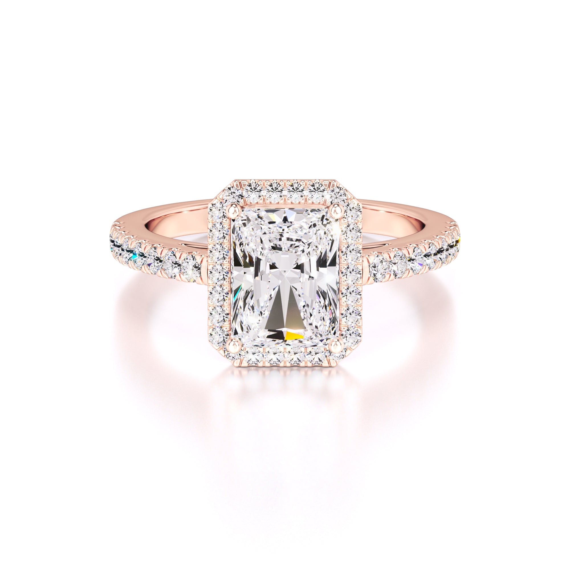 Talia Lab Grown Diamond Ring | Rose Gold | 1