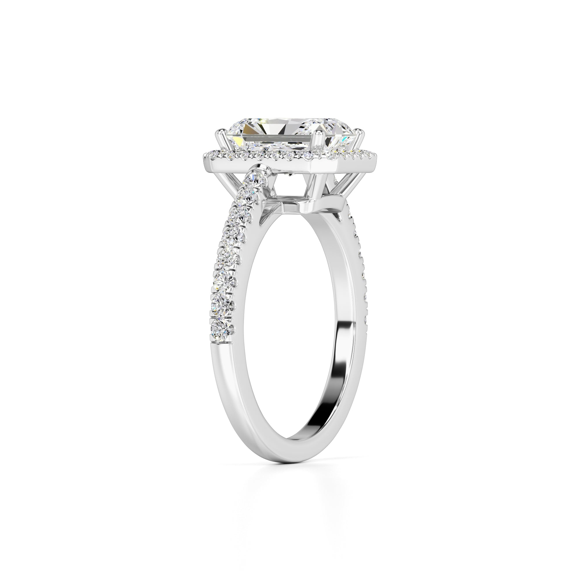 Talia Lab Grown Diamond Ring | White Gold | 3