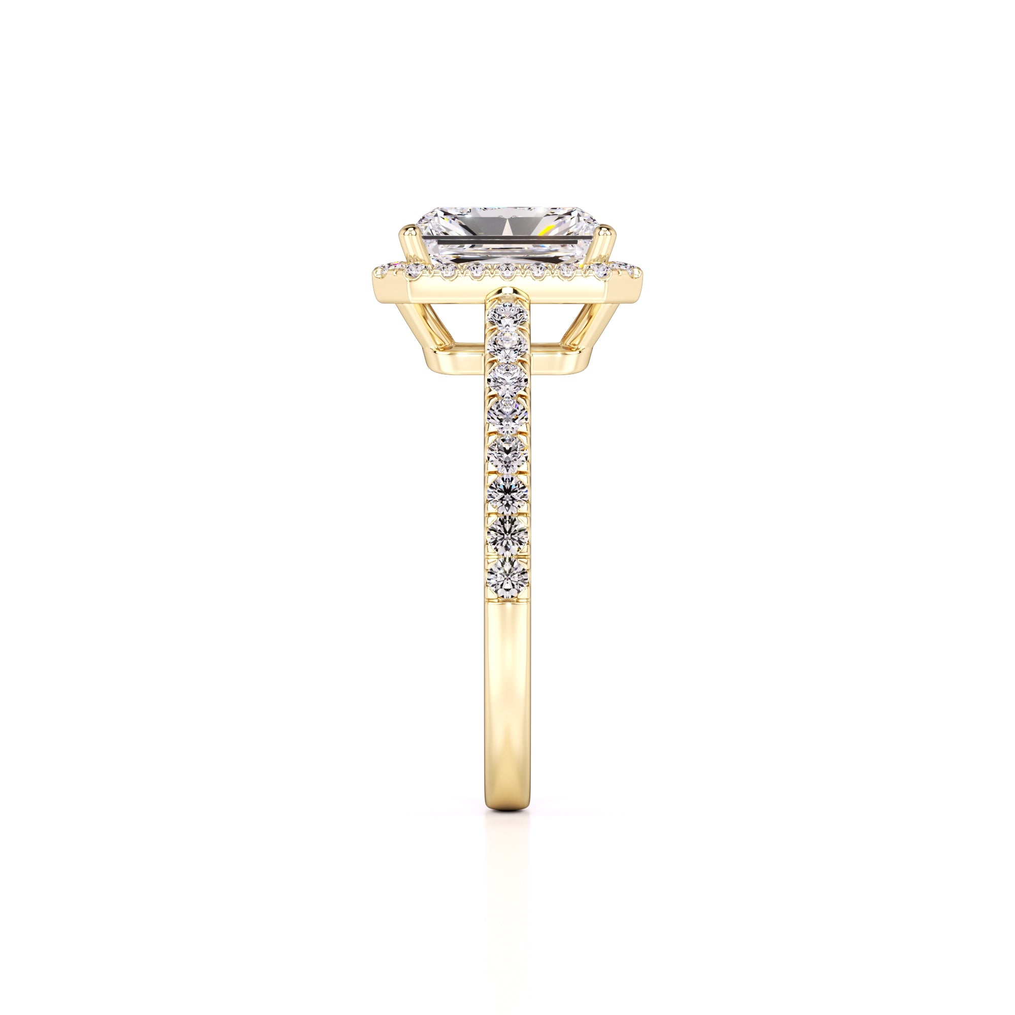 Talia Lab Grown Diamond Ring | Yellow Gold | 4