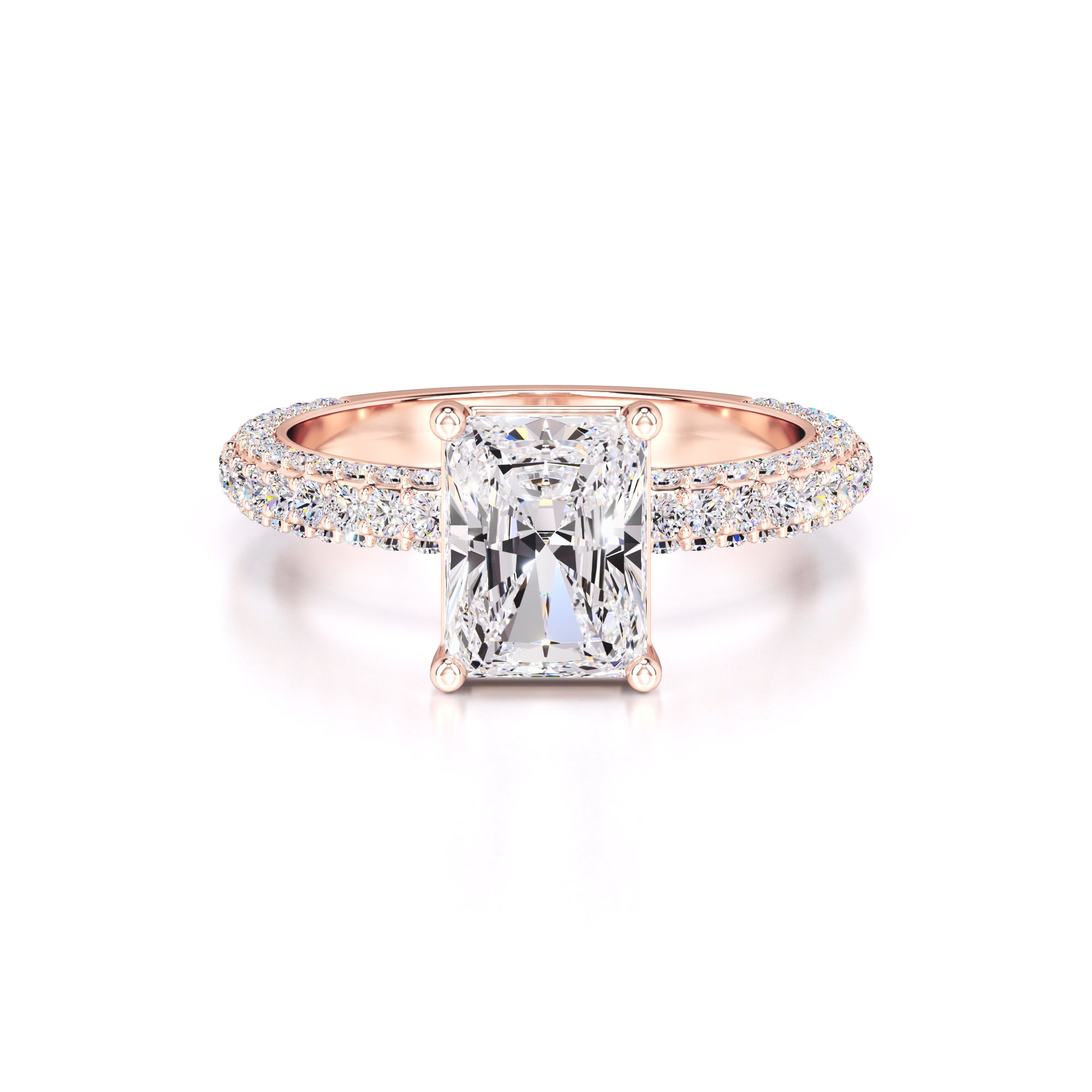 Luna Lab Grown Diamond Ring | Rose Gold | 1