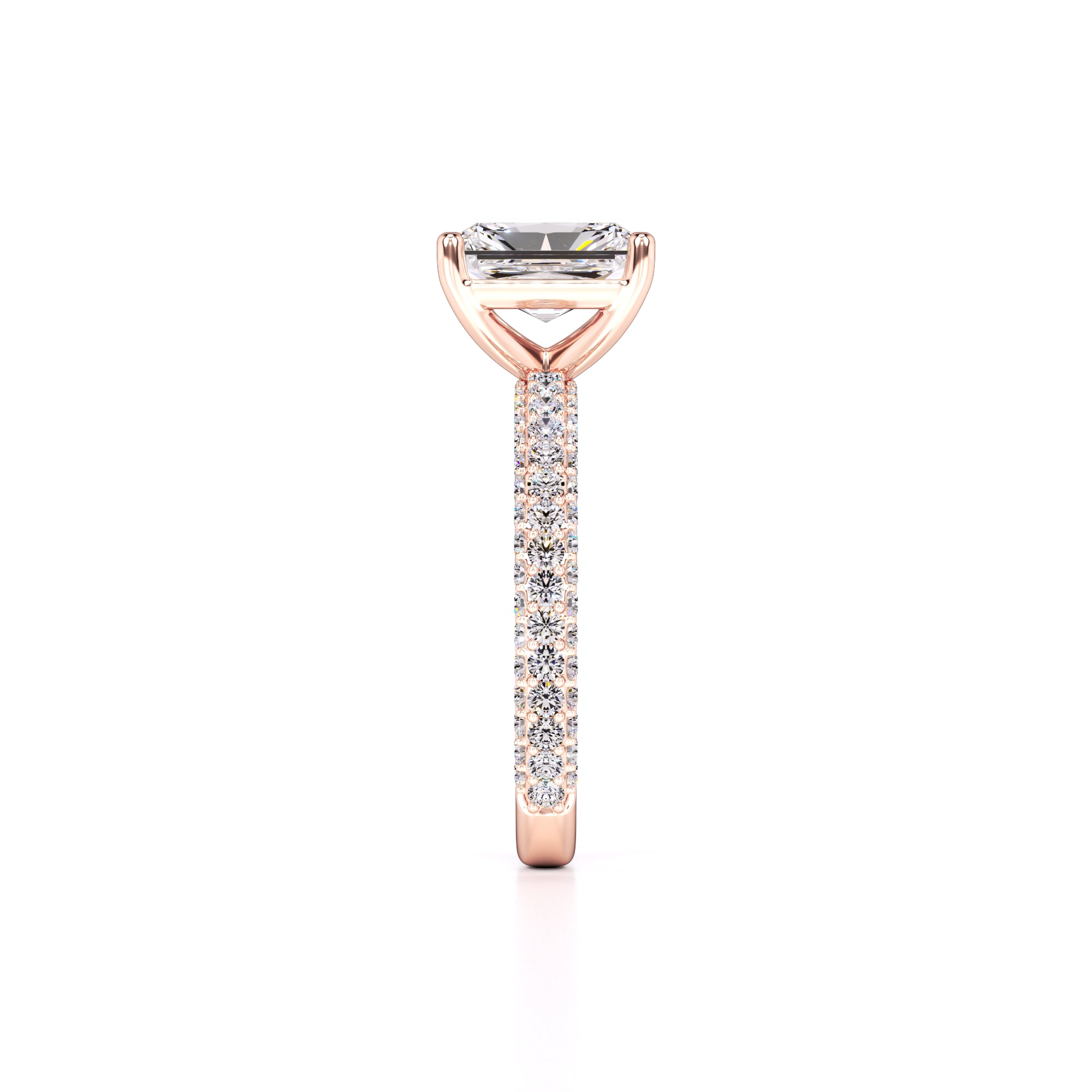 Luna Lab Grown Diamond Ring | Rose Gold | 4