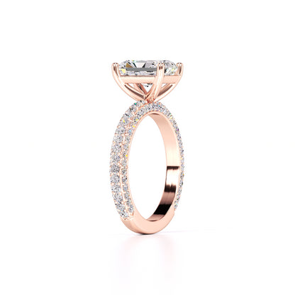 Luna Lab Grown Diamond Ring | Rose Gold | 3