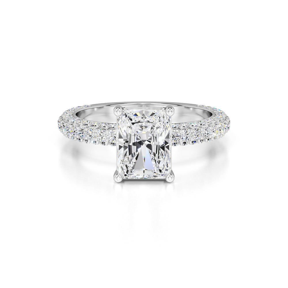 Luna Lab Grown Diamond Ring | White Gold | 1