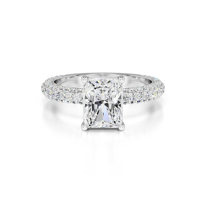 Luna Lab Grown Diamond Ring | White Gold | 1