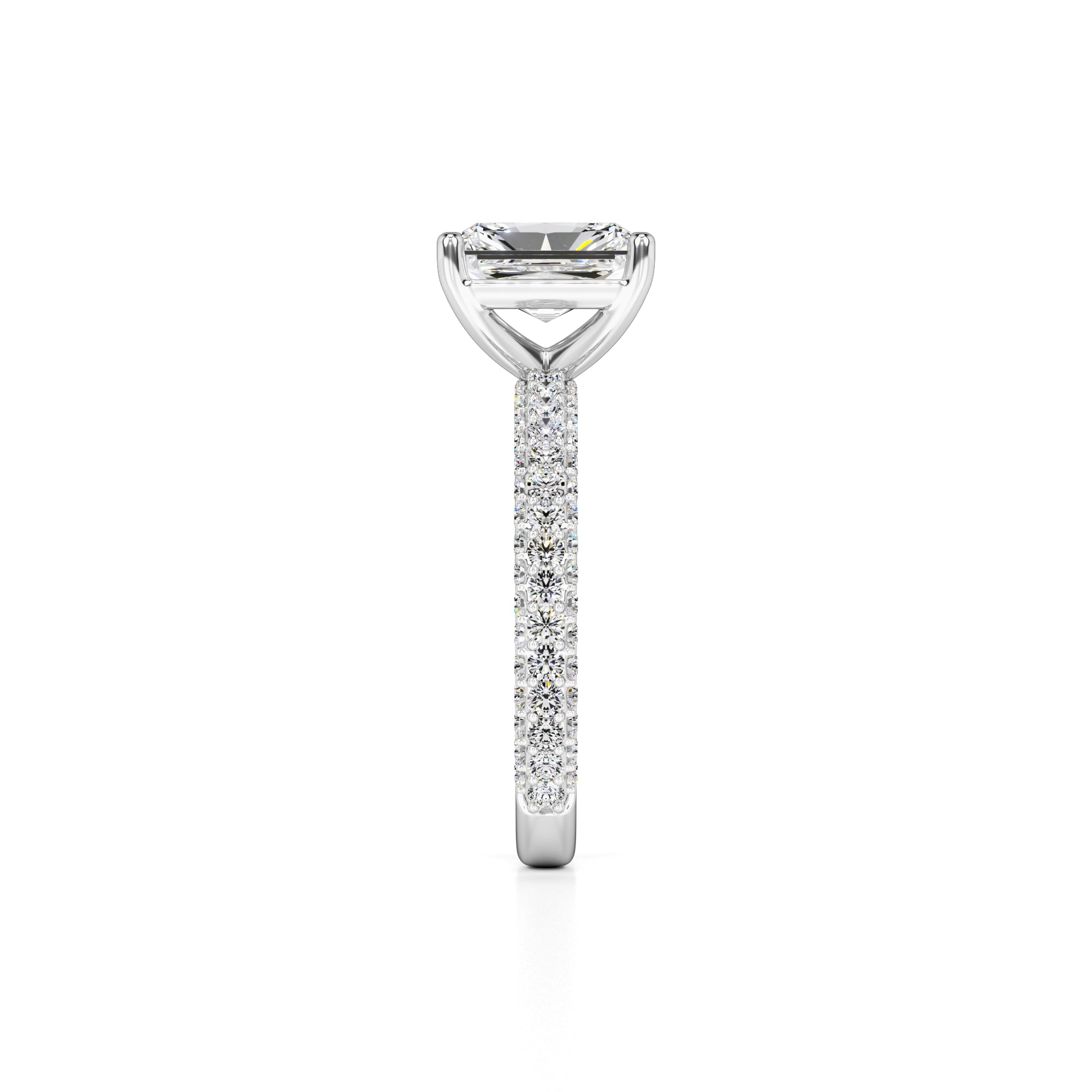 Luna Lab Grown Diamond Ring | White Gold | 4