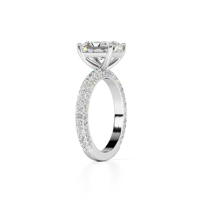 Luna Lab Grown Diamond Ring | White Gold | 3