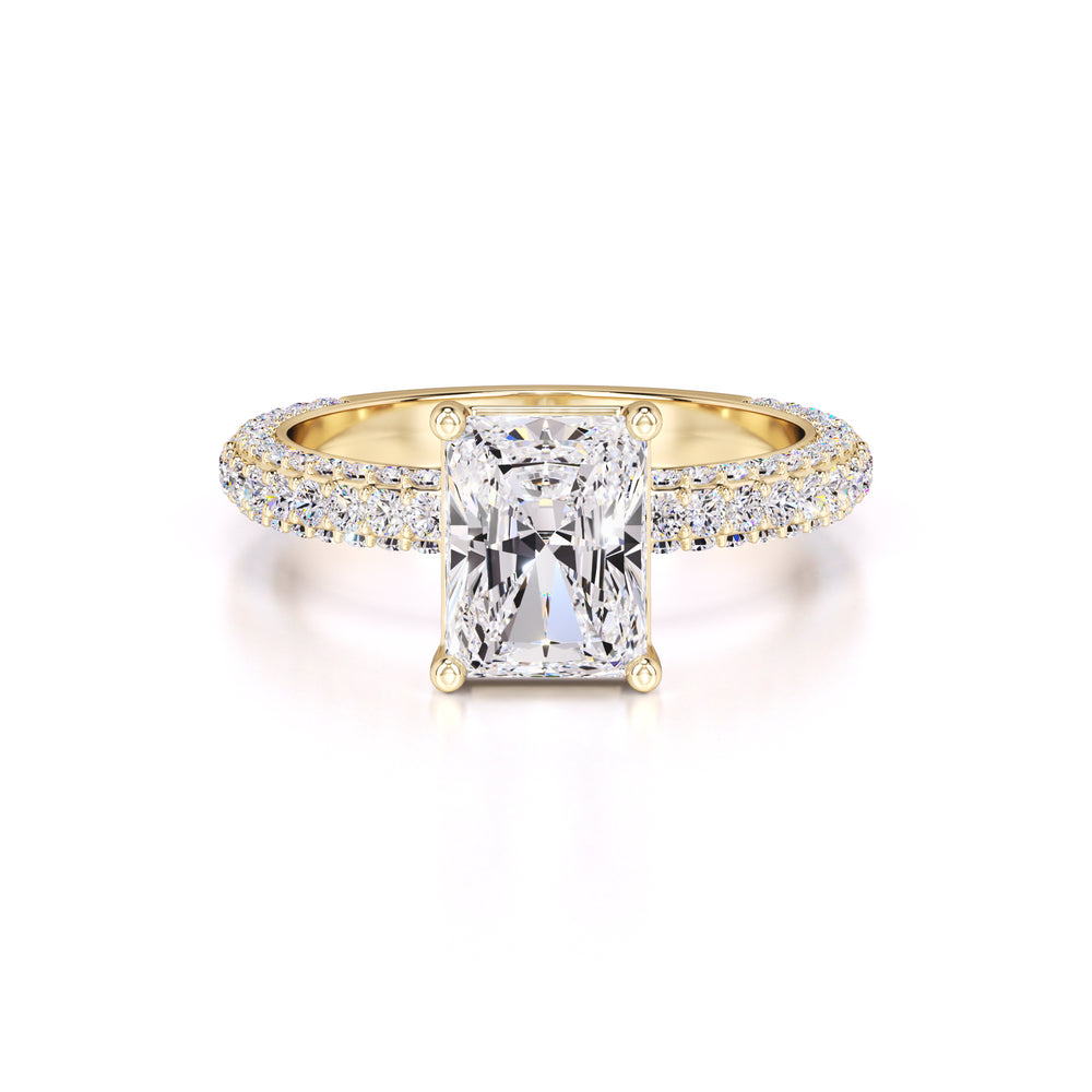 Luna Lab Grown Diamond Ring | Yellow Gold | 1