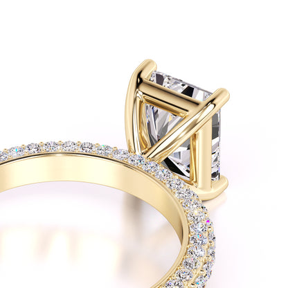 Luna Lab Grown Diamond Ring | Yellow Gold | 2