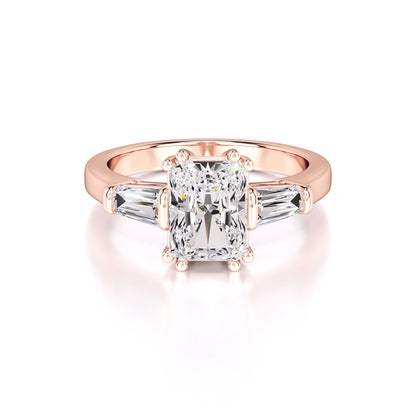 Ashelly Lab Grown Diamond Ring | Rose Gold | 1