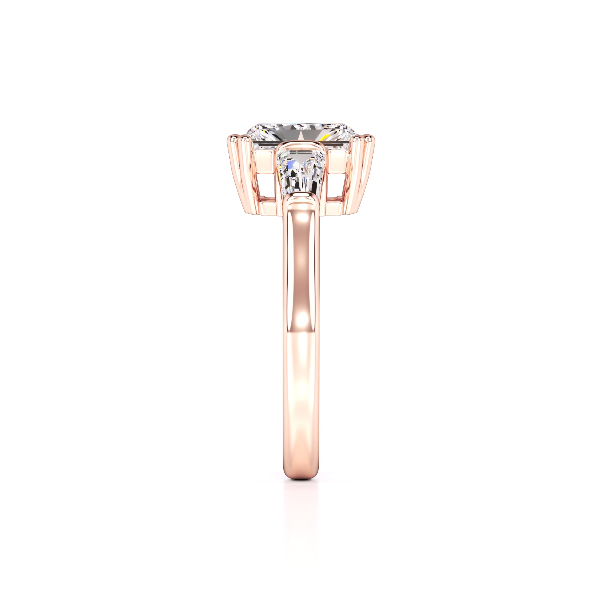 Ashelly Lab Grown Diamond Ring | Rose Gold | 4