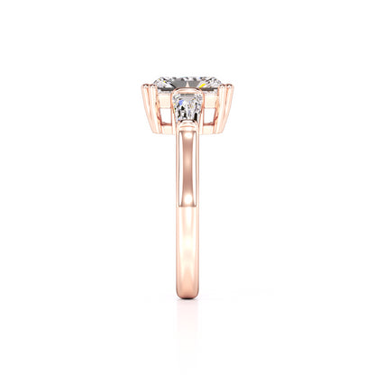 Ashelly Lab Grown Diamond Ring | Rose Gold | 4