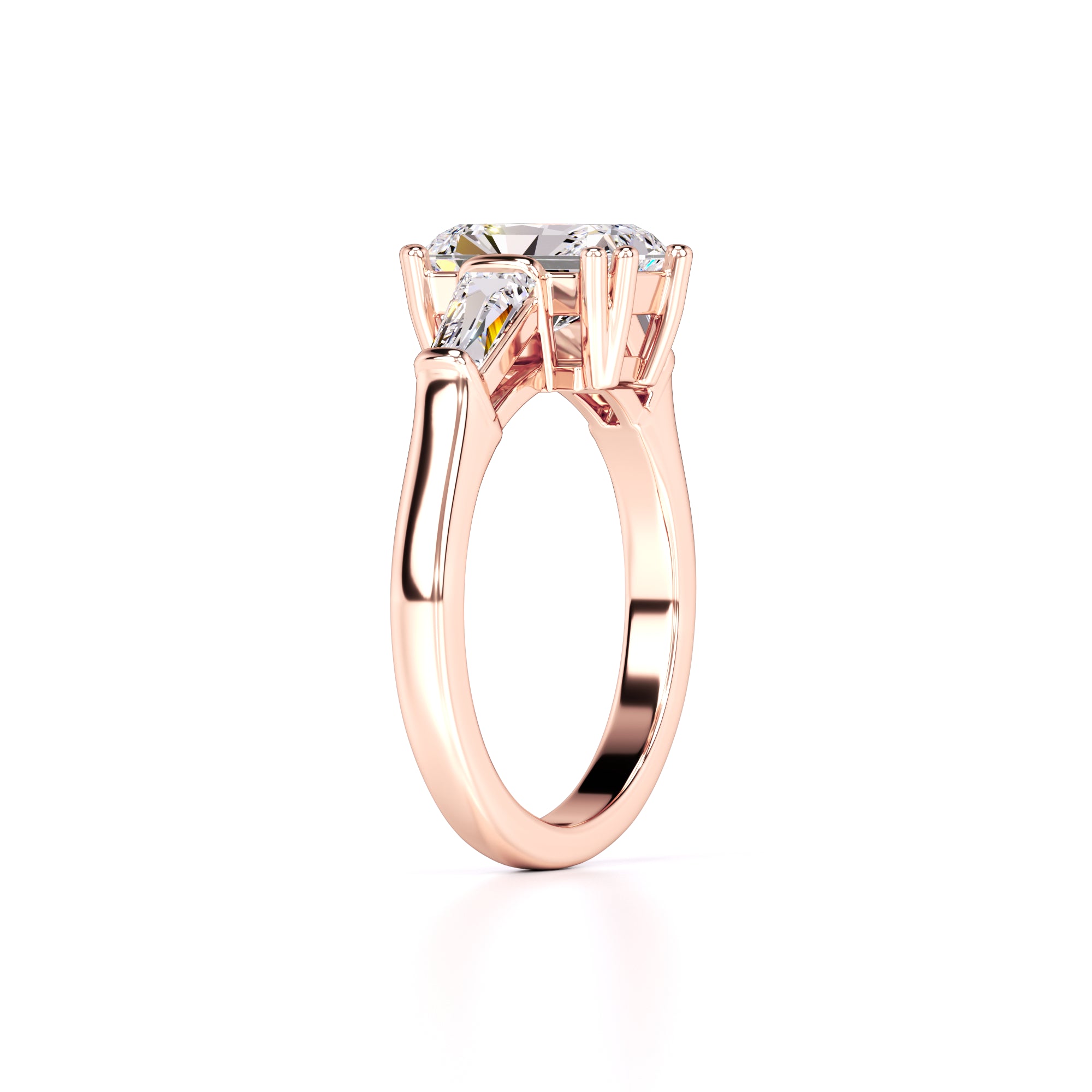 Ashelly Lab Grown Diamond Ring | Rose Gold | 3