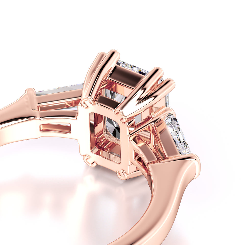 Ashelly Lab Grown Diamond Ring | Rose Gold | 2