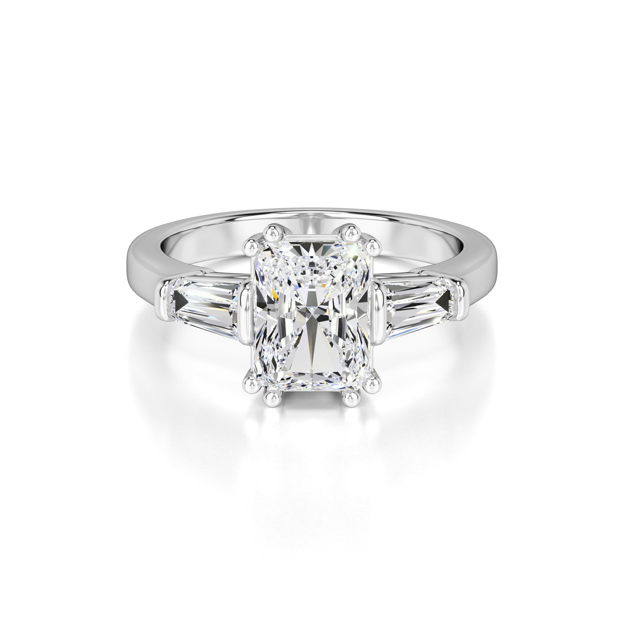 Ashelly Lab Grown Diamond Ring | White Gold | 1