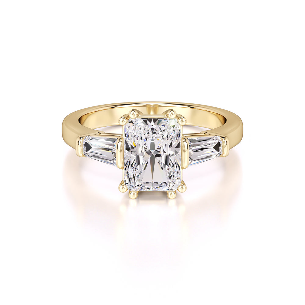 Ashelly Lab Grown Diamond Ring | Yellow Gold | 1