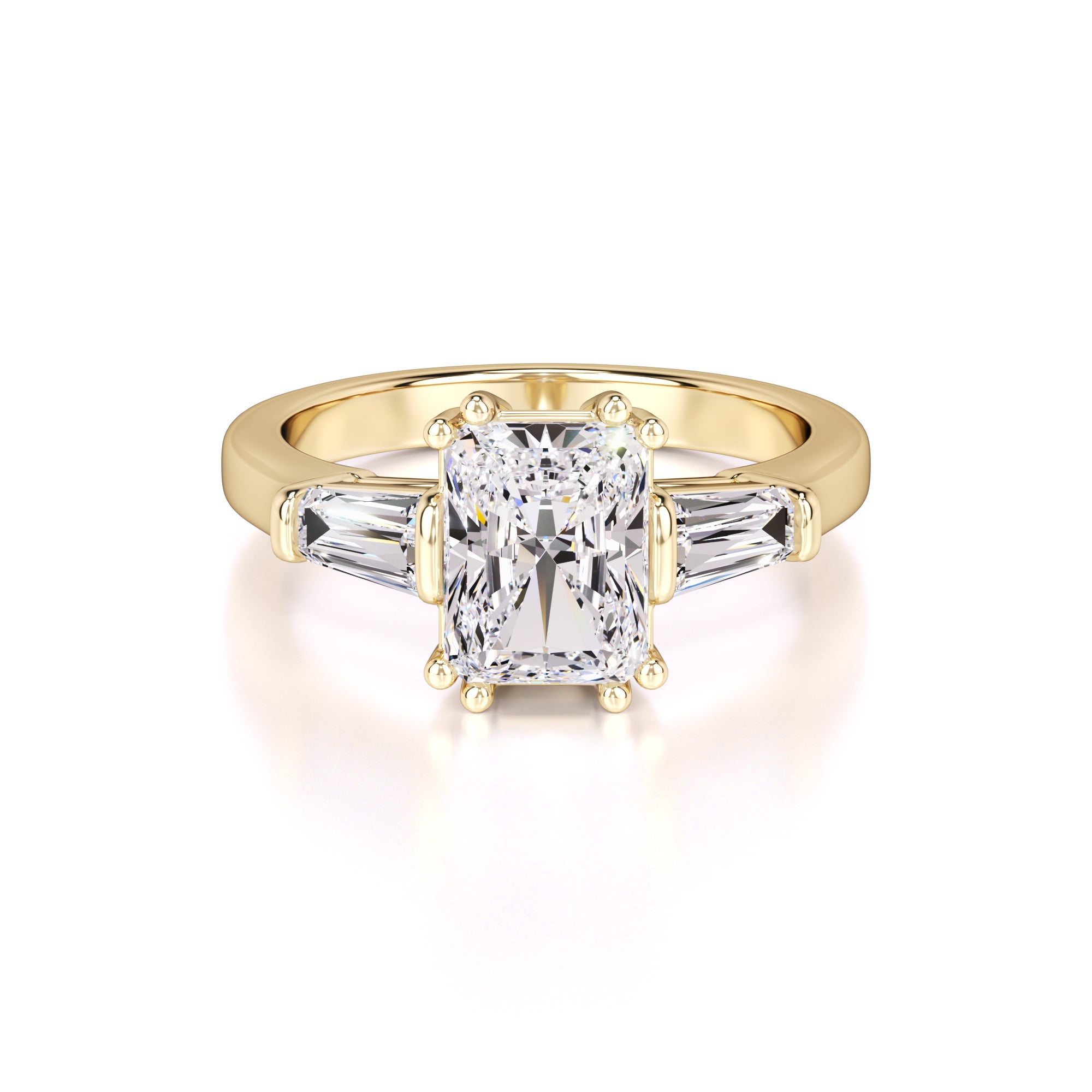Ashelly Lab Grown Diamond Ring | Yellow Gold | 1