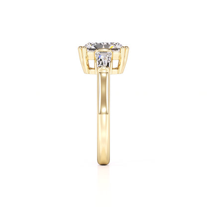 Ashelly Lab Grown Diamond Ring | Yellow Gold | 4