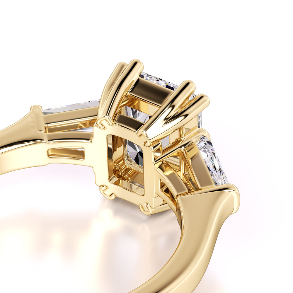 Ashelly Lab Grown Diamond Ring | Yellow Gold | 2