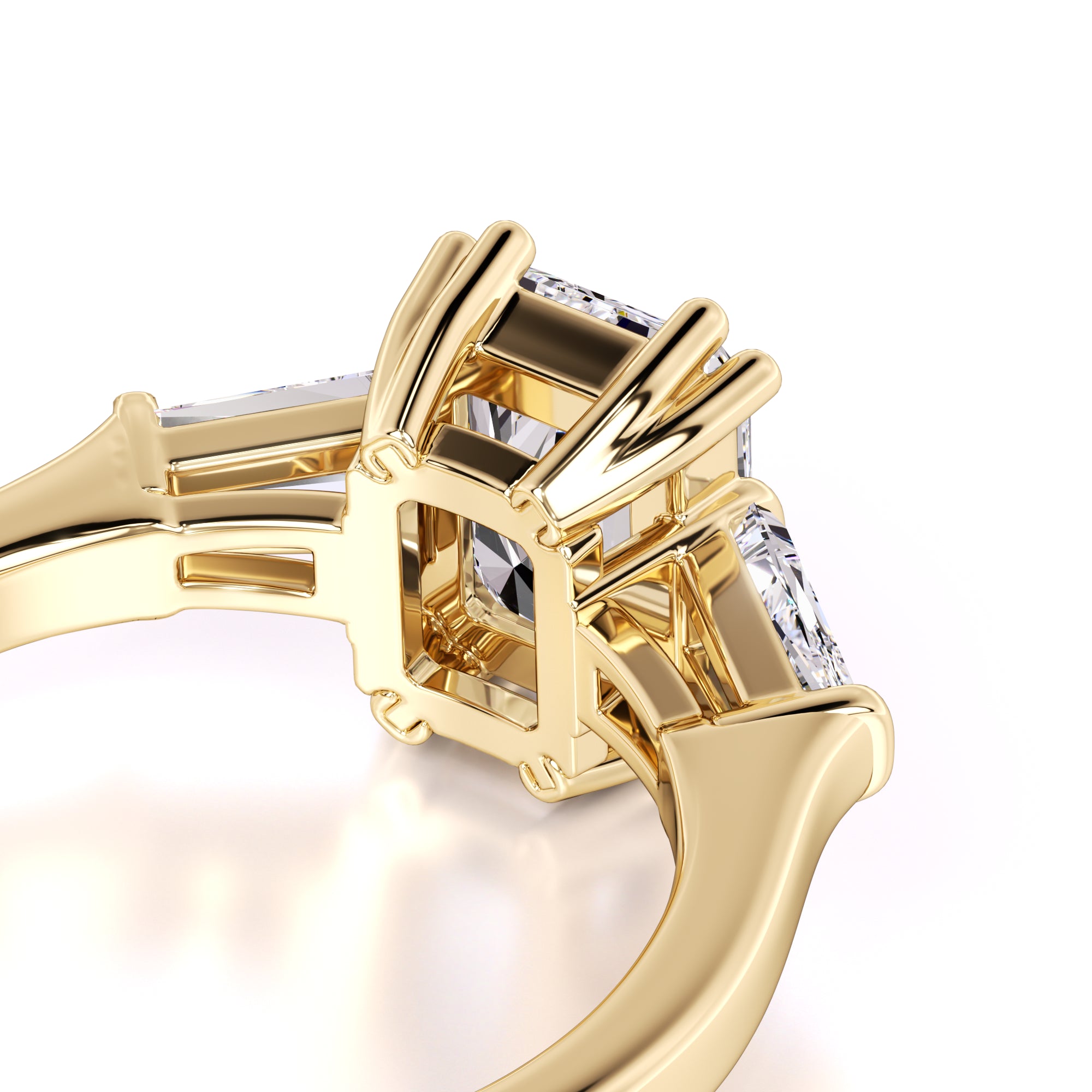 Ashelly Lab Grown Diamond Ring | Yellow Gold | 2