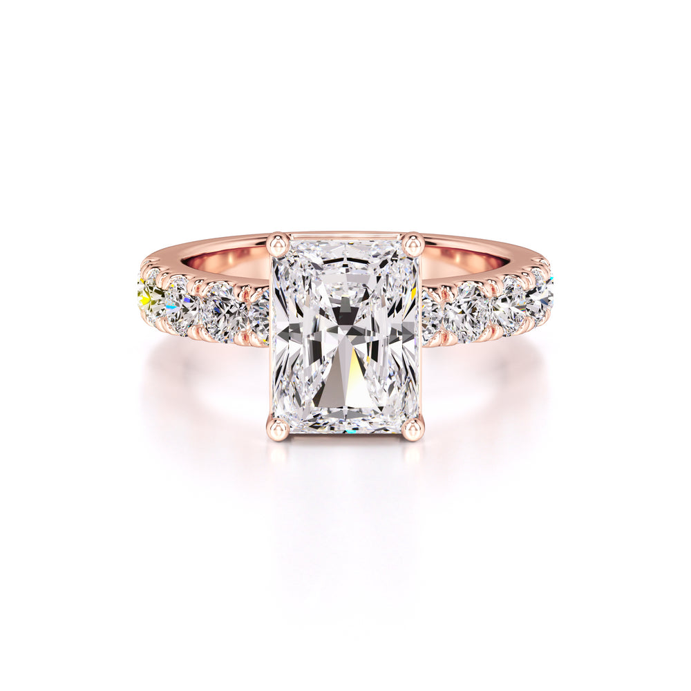 Adeline Lab Grown Diamond Ring | Rose Gold | 1