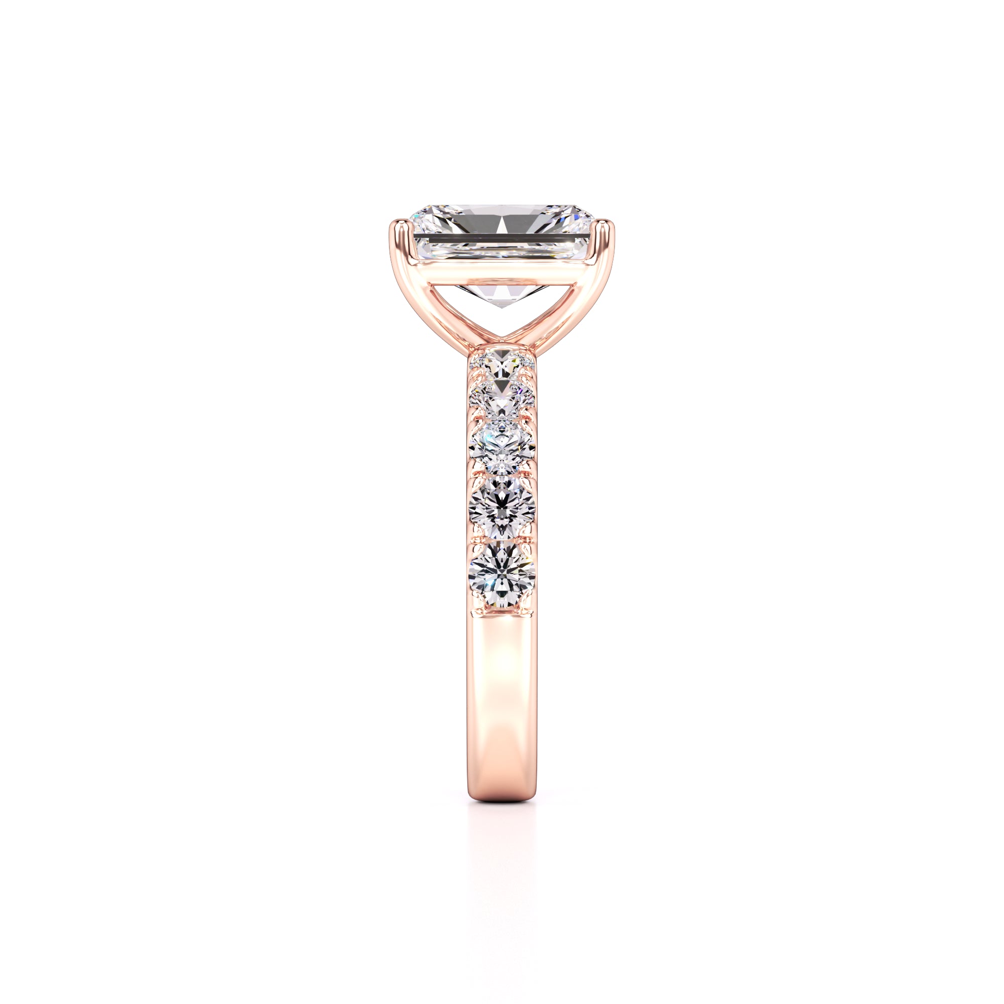 Adeline Lab Grown Diamond Ring | Rose Gold | 4