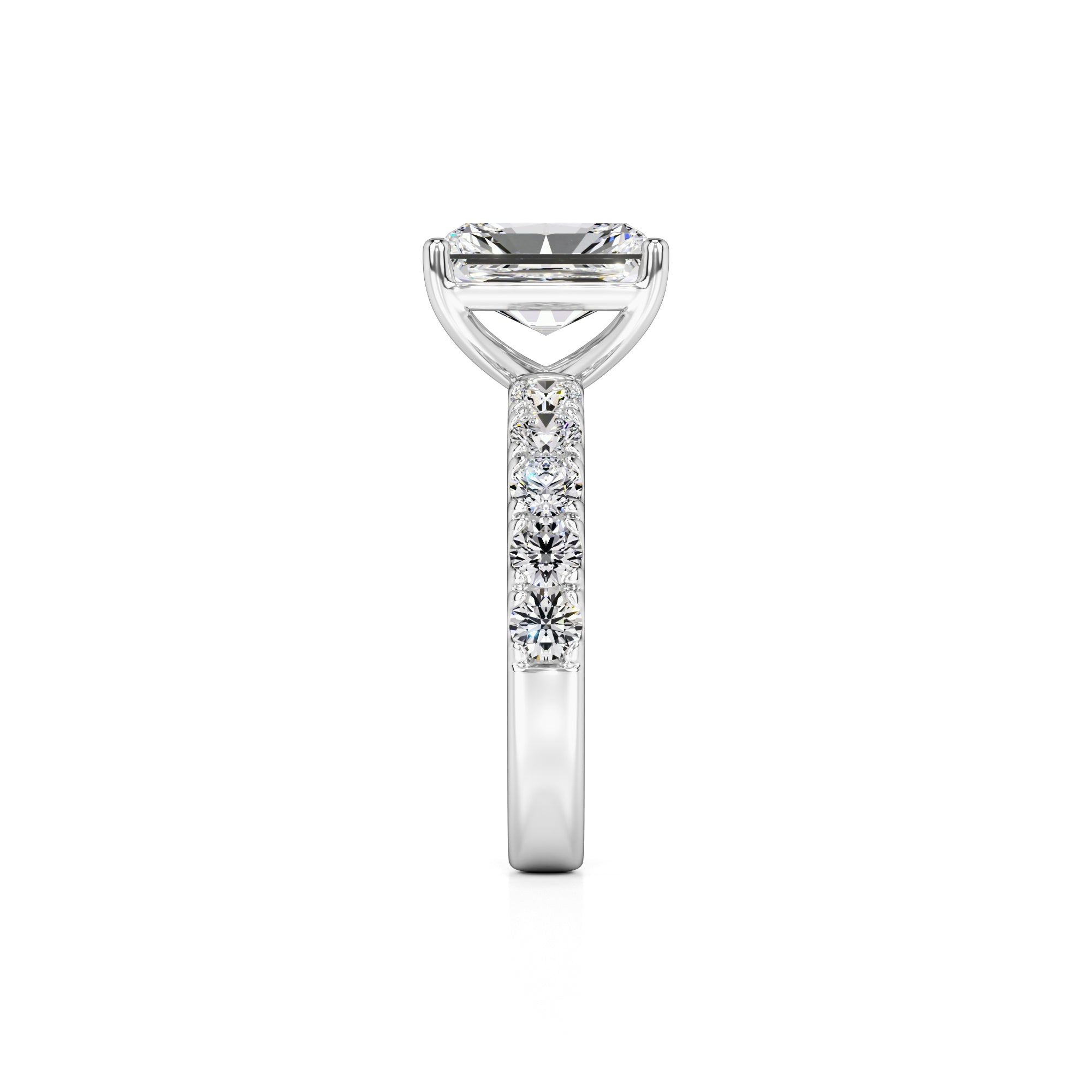 Adeline Lab Grown Diamond Ring | White Gold | 4