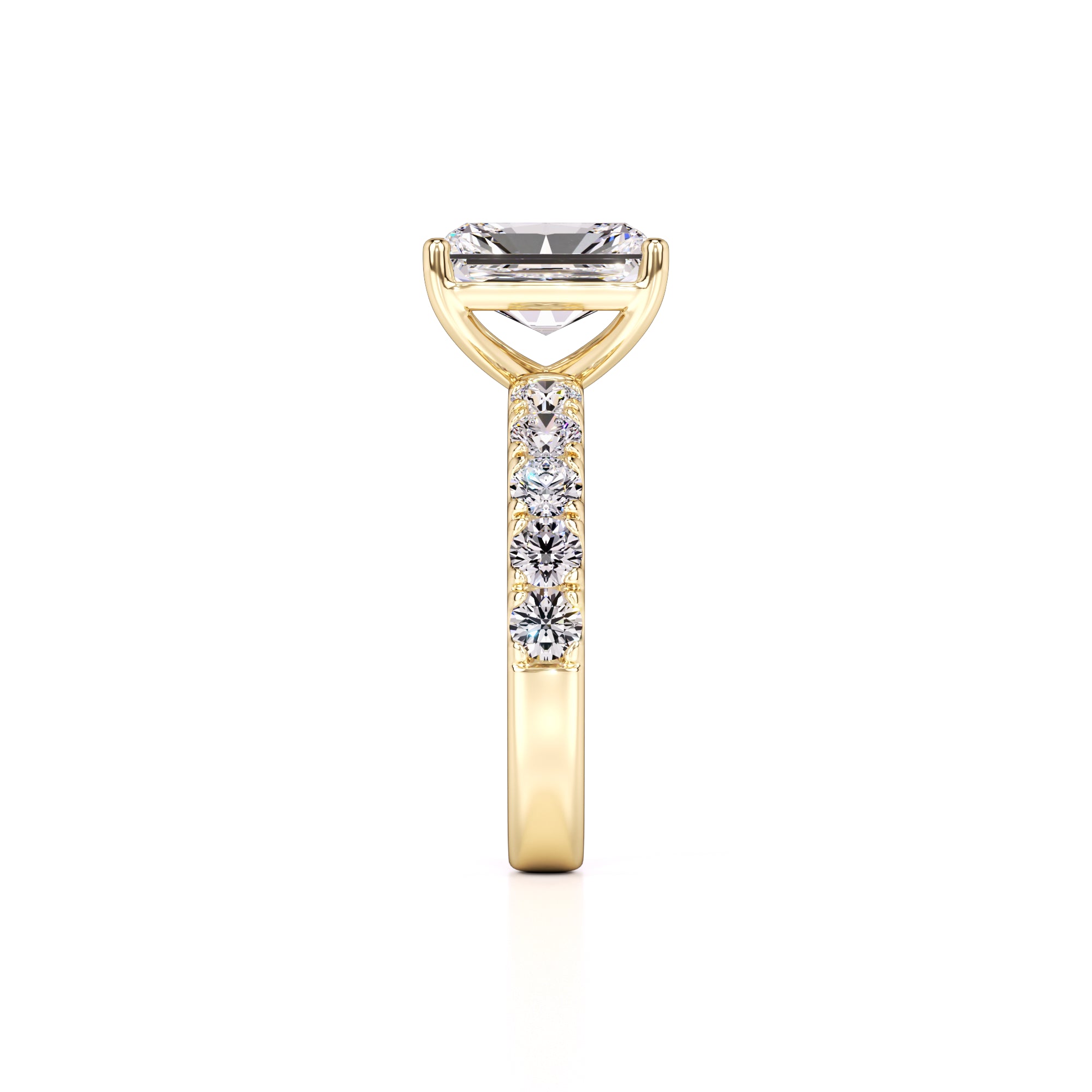 Adeline Lab Grown Diamond Ring | Yellow Gold | 4