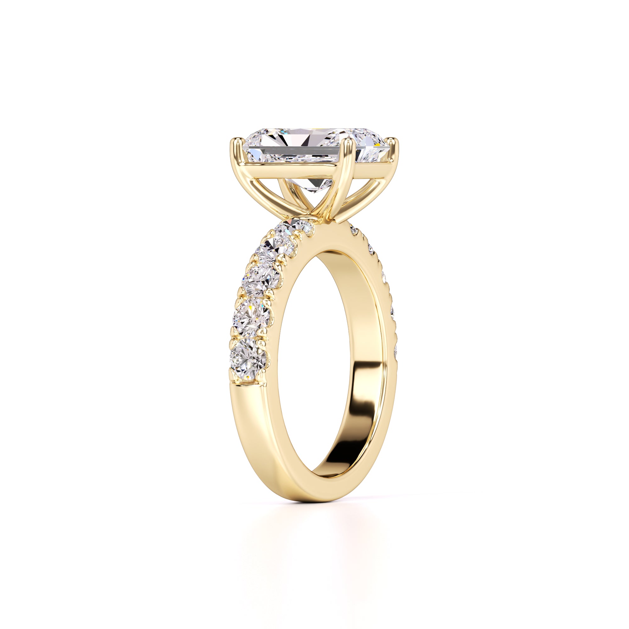 Adeline Lab Grown Diamond Ring | Yellow Gold | 3