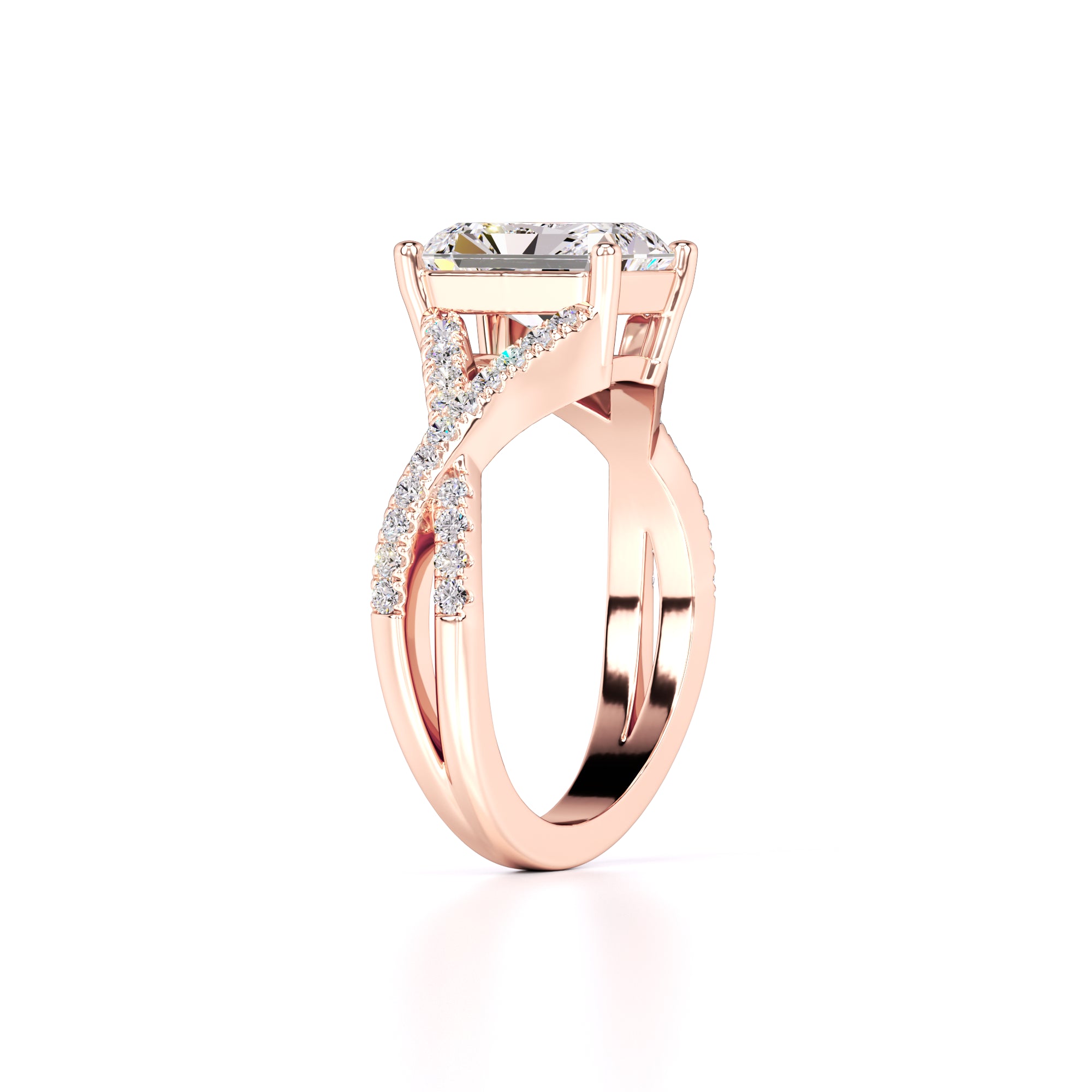 Bailey Lab Grown Diamond Ring | Rose Gold | 3