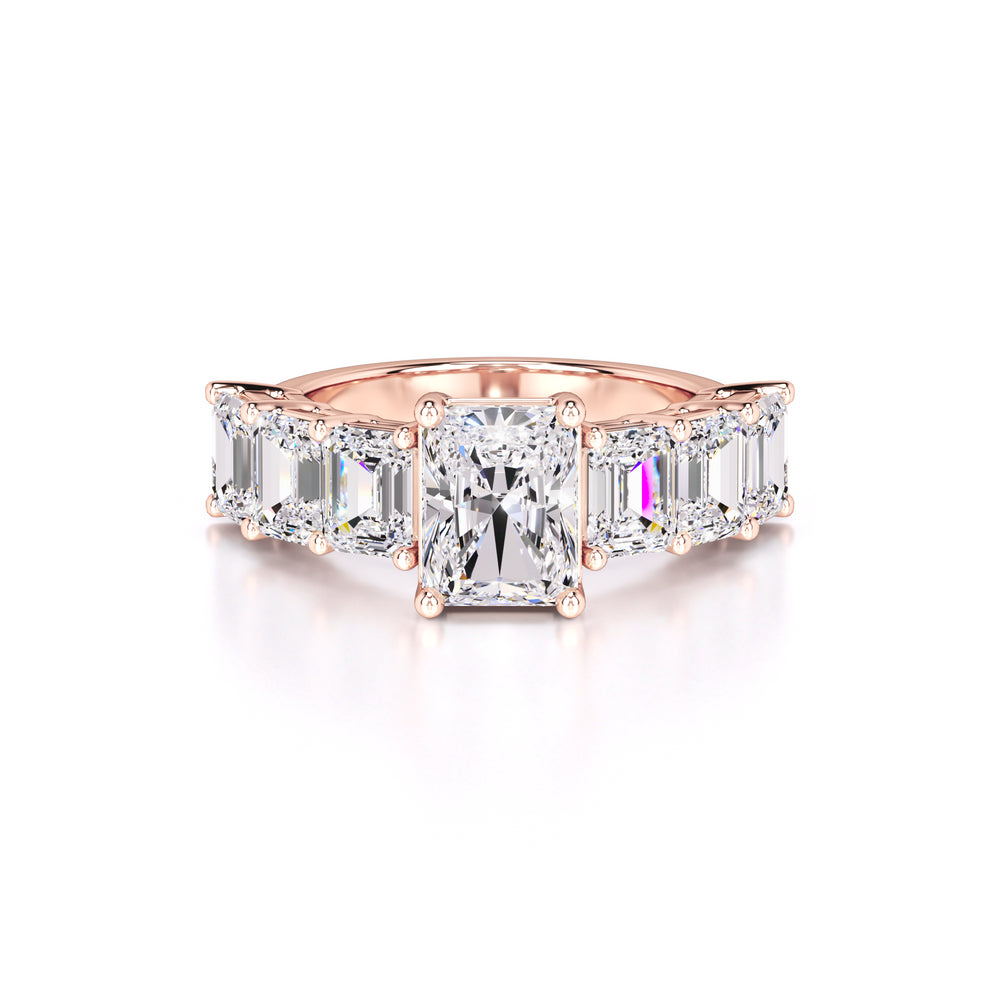 Celine Lab Grown Diamond Ring | Rose Gold | 1