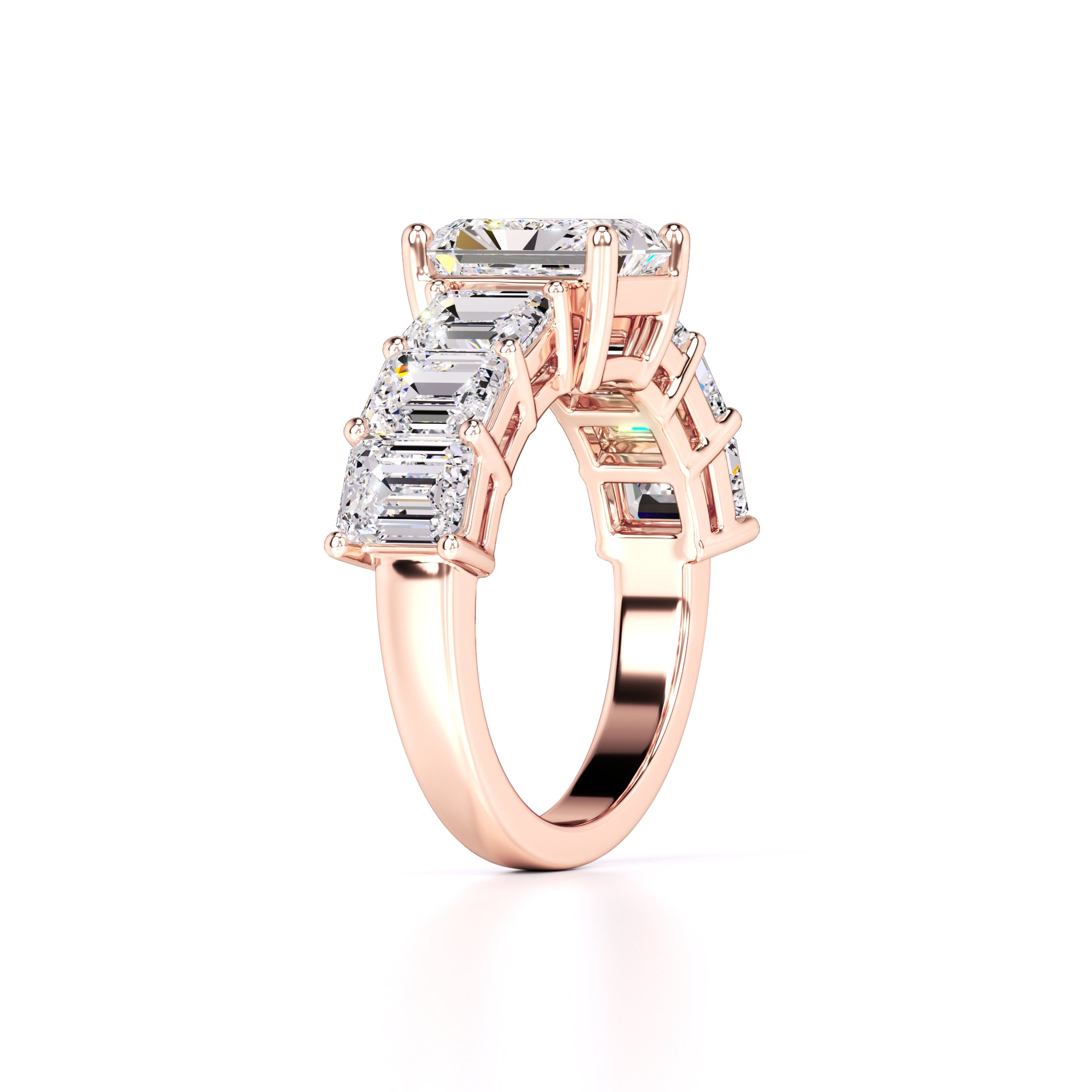 Celine Lab Grown Diamond Ring | Rose Gold | 3