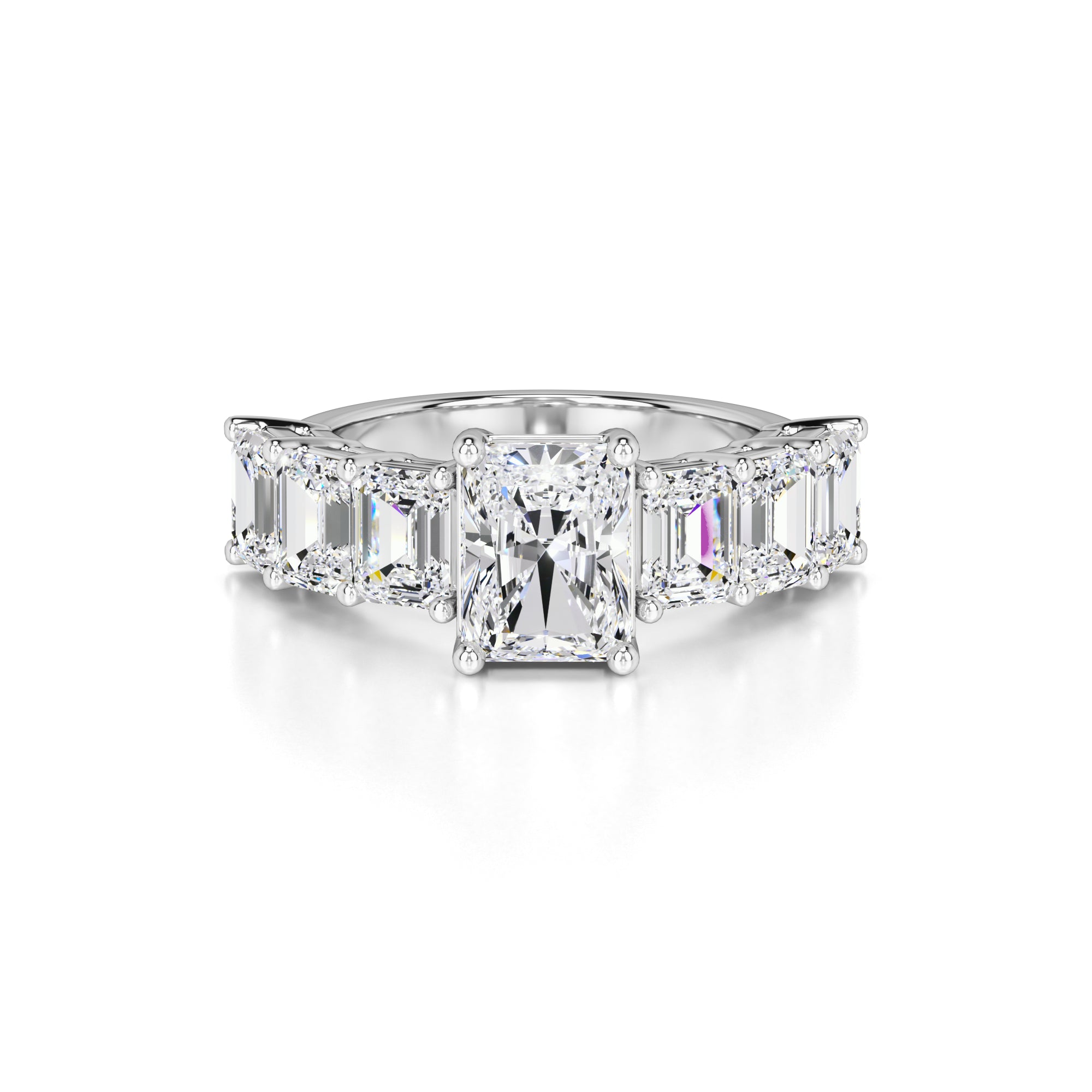 Celine Lab Grown Diamond Ring | White Gold | 1