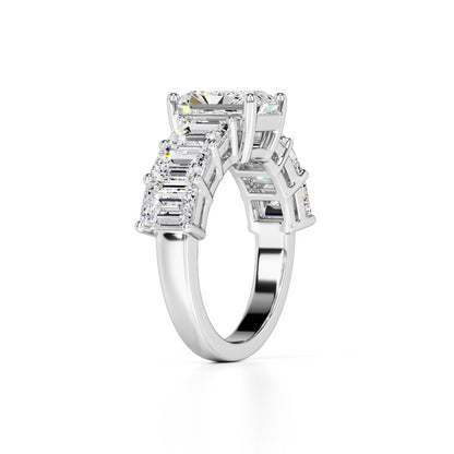 Celine Lab Grown Diamond Ring | White Gold | 3
