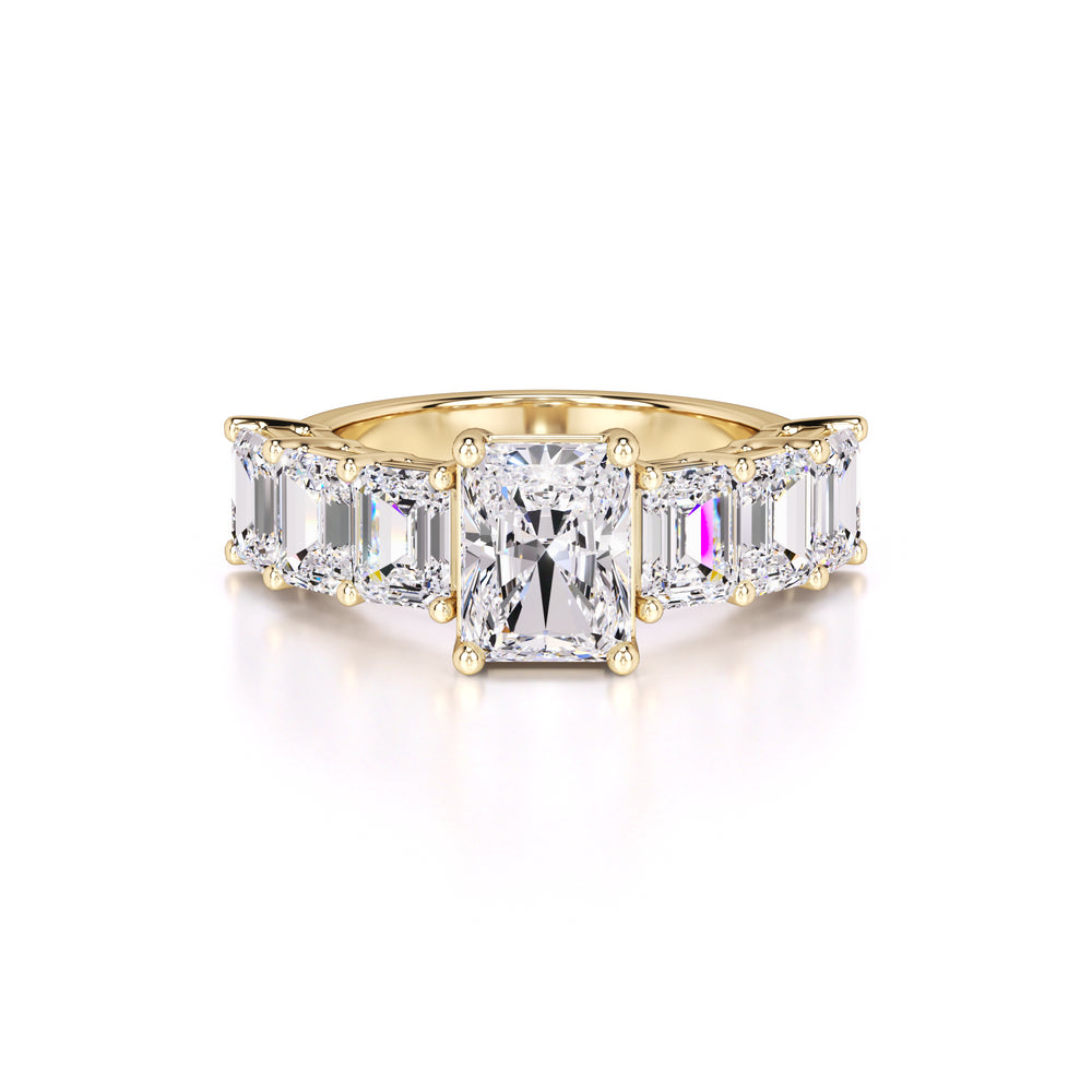 Celine Lab Grown Diamond Ring | Yellow Gold | 1