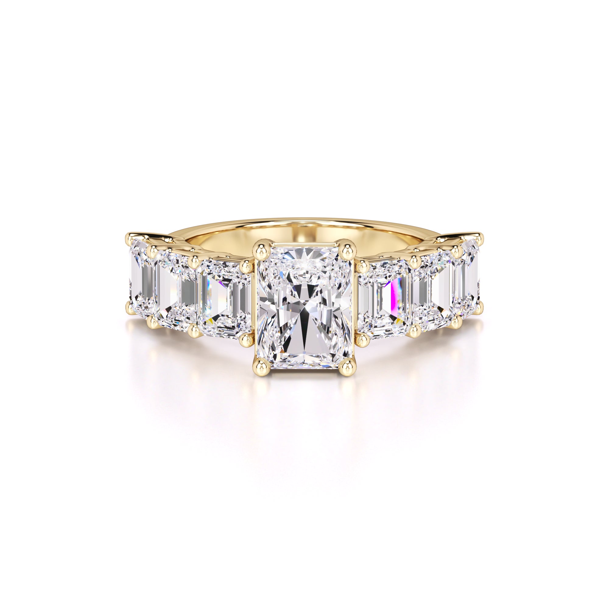 Celine Lab Grown Diamond Ring | Yellow Gold | 1