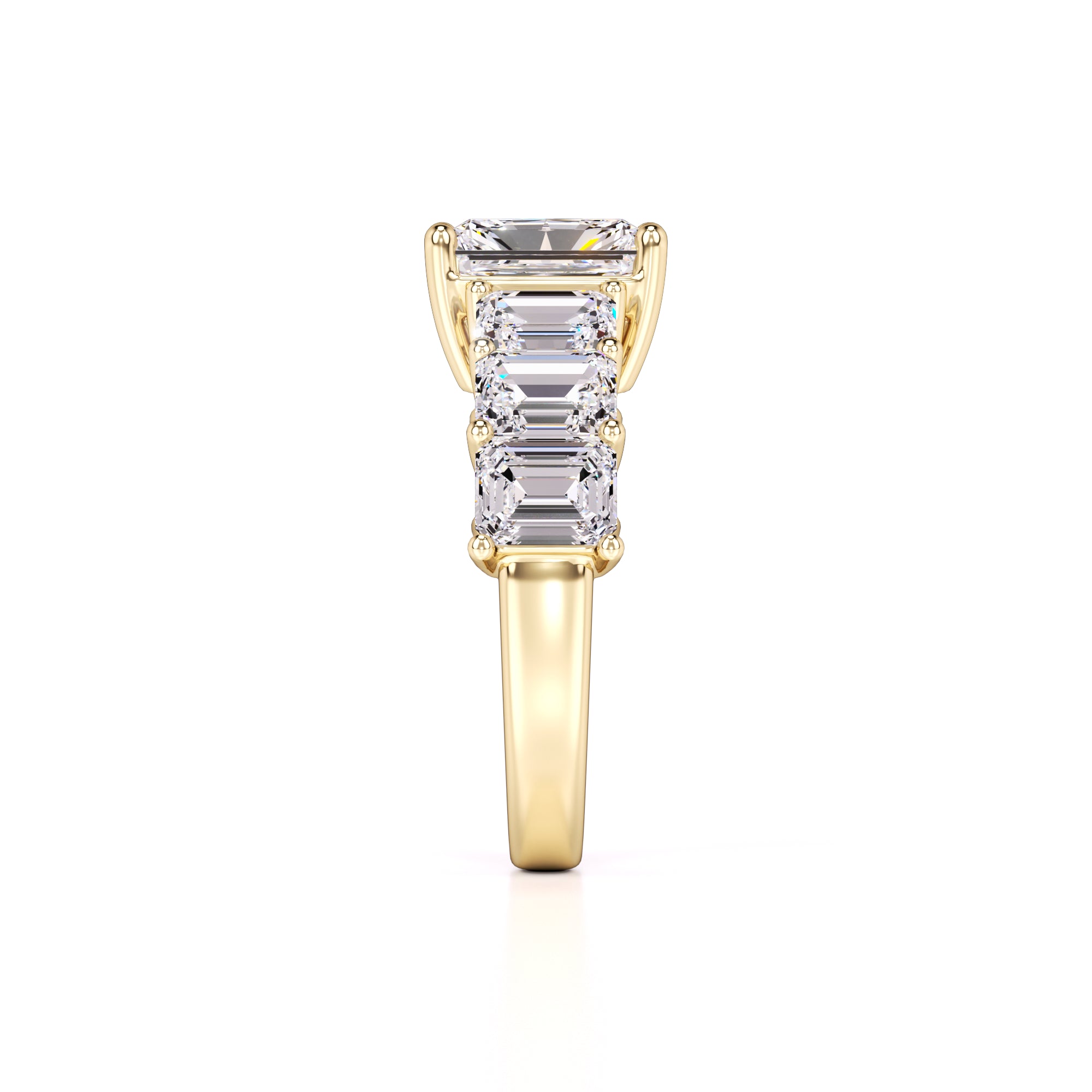 Celine Lab Grown Diamond Ring | Yellow Gold | 4