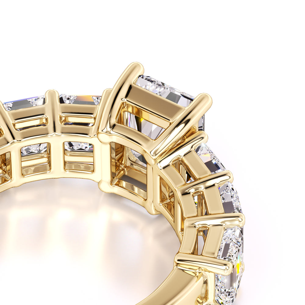 Celine Moissanite & Lab Grown Diamond Ring | Yellow Gold | 2