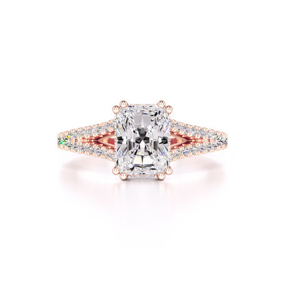 Juliana Moissanite & Lab Grown Diamond Ring | Rose Gold | 1