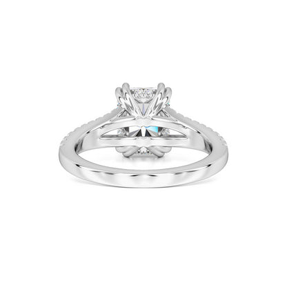 Juliana Moissanite & Lab Grown Diamond Ring | White Gold | 3