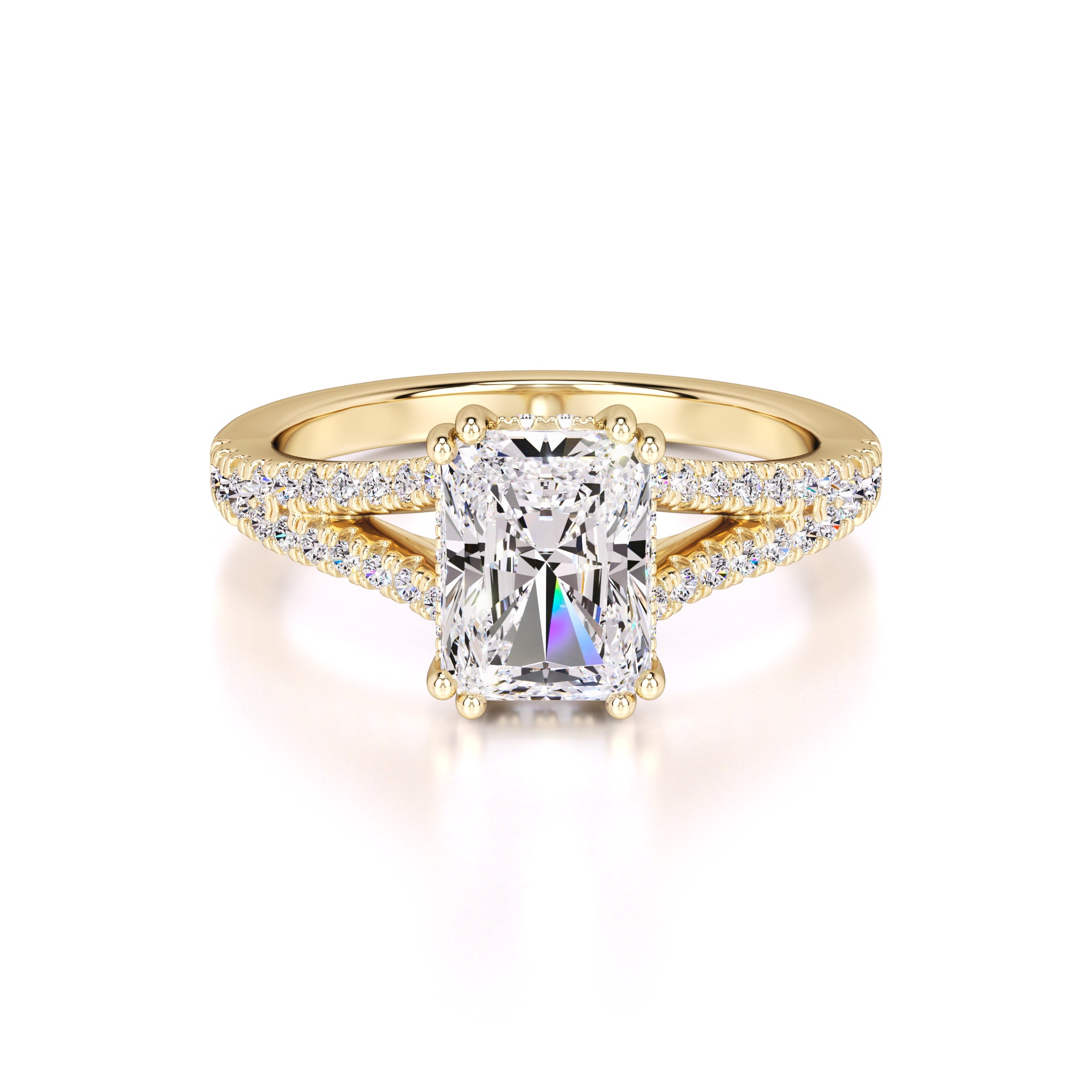 Juliana Lab Grown Diamond Ring | Yellow Gold | 1