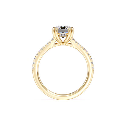 Juliana Moissanite & Lab Grown Diamond Ring | Yellow Gold | 4