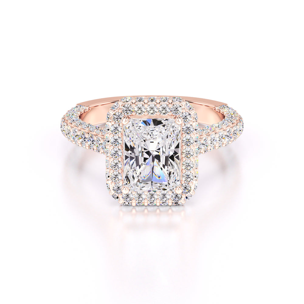 Leila Lab Grown Diamond Ring | Rose Gold | 1