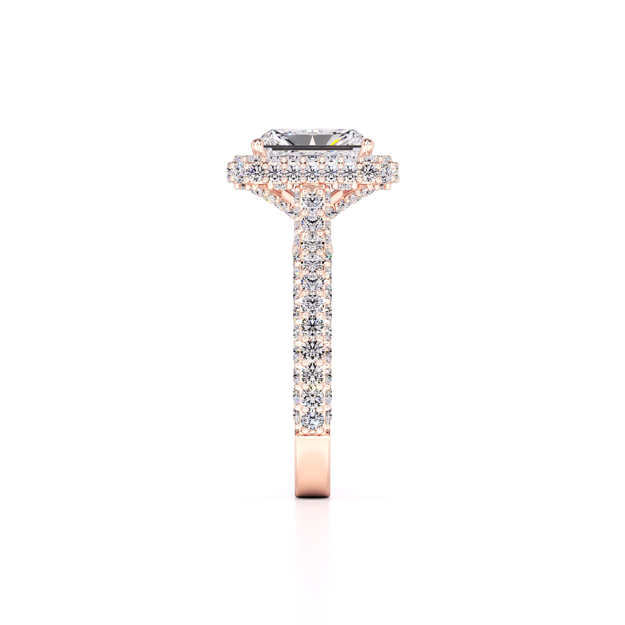 Leila Lab Grown Diamond Ring | Rose Gold | 4
