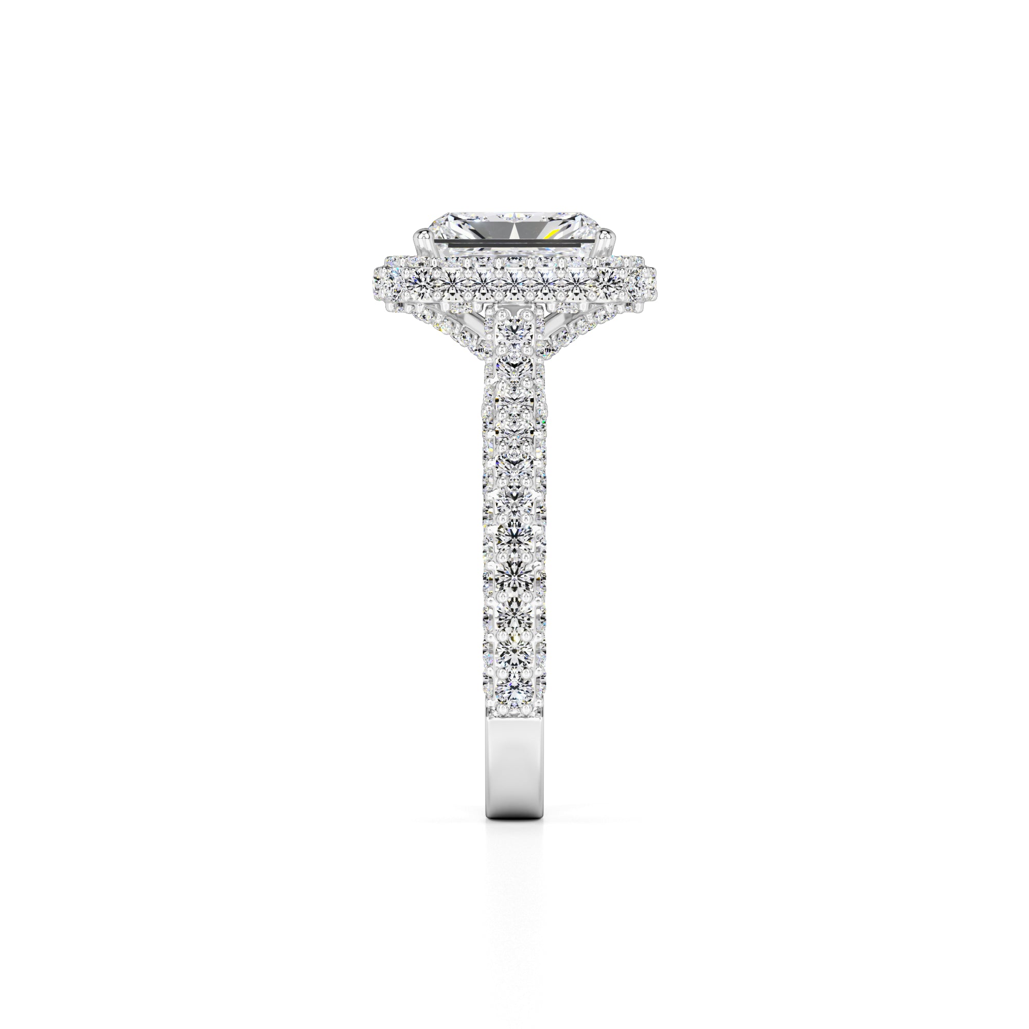 Leila Lab Grown Diamond Ring | White Gold | 4