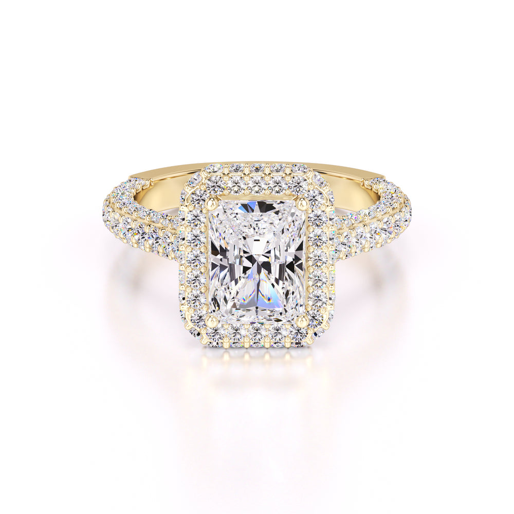 Leila Lab Grown Diamond Ring | Yellow Gold | 1